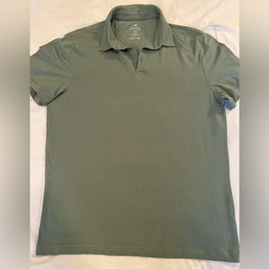 H&M polo, medium, worn once, pistachio green